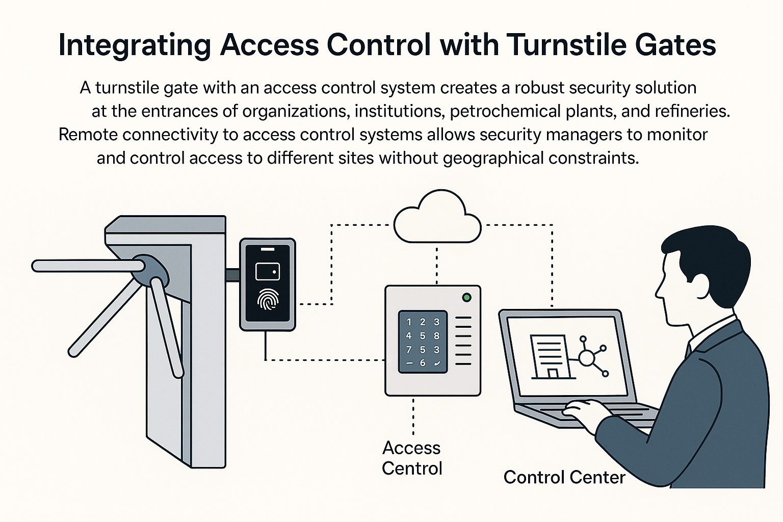 How to Integrate Turnstile Gates with Access Control Systems