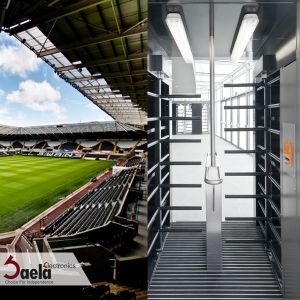 Control the football spectators with the Turnstile gates