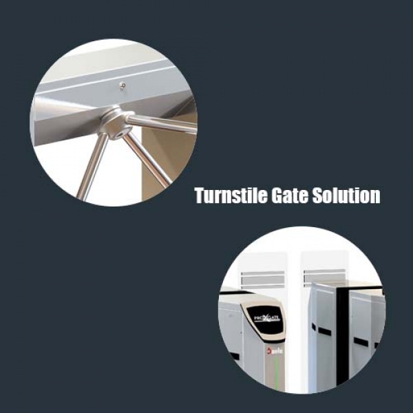 Turnstile Gate solution with tripod turnstile and speed gate