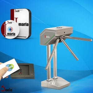 Entrance device for gym  with turnstile gate package