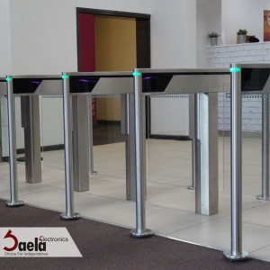 Increased security centers by Turnstile gate