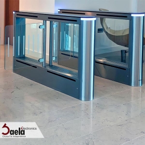 گیت کنترل تردد شیشه ای سریع و ایمن