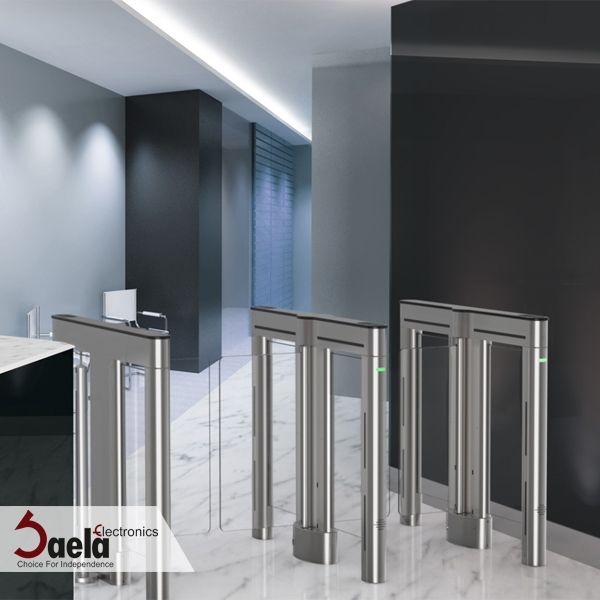 گیت شیشه ای ورودی امنیتی